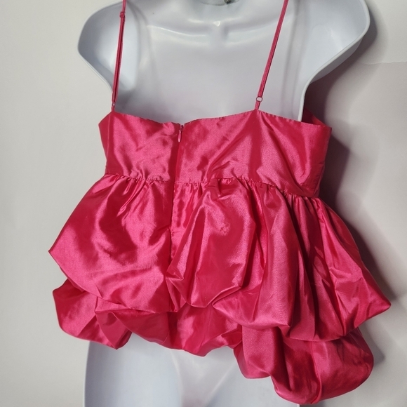 A New Day Women's Small Ruffled Pink Cami Top - Picture 5 of 8